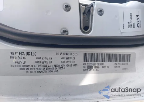 2015 Dodge Dart Sxt z USA, uszkodzony, nr VIN 1C3CDFBB9FD373630